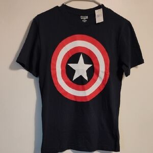 🛡️ Marvel Captain America Shield Graphic Tee 🛡️ NWT